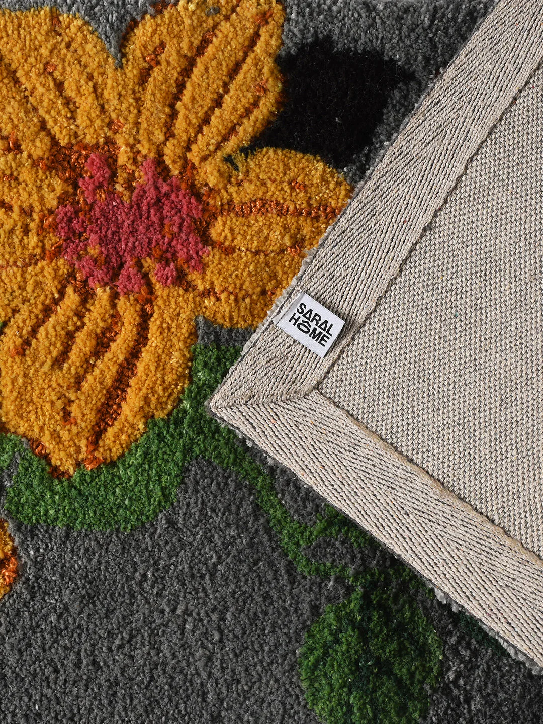 Hand Tufted Cotton Runner | Strong Antiskid Backing (45x120 cm) - Image 6