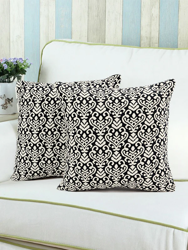Fleur Style Cushion Cover – Set of 2 | Floral Pattern & Chic Look - Image 10