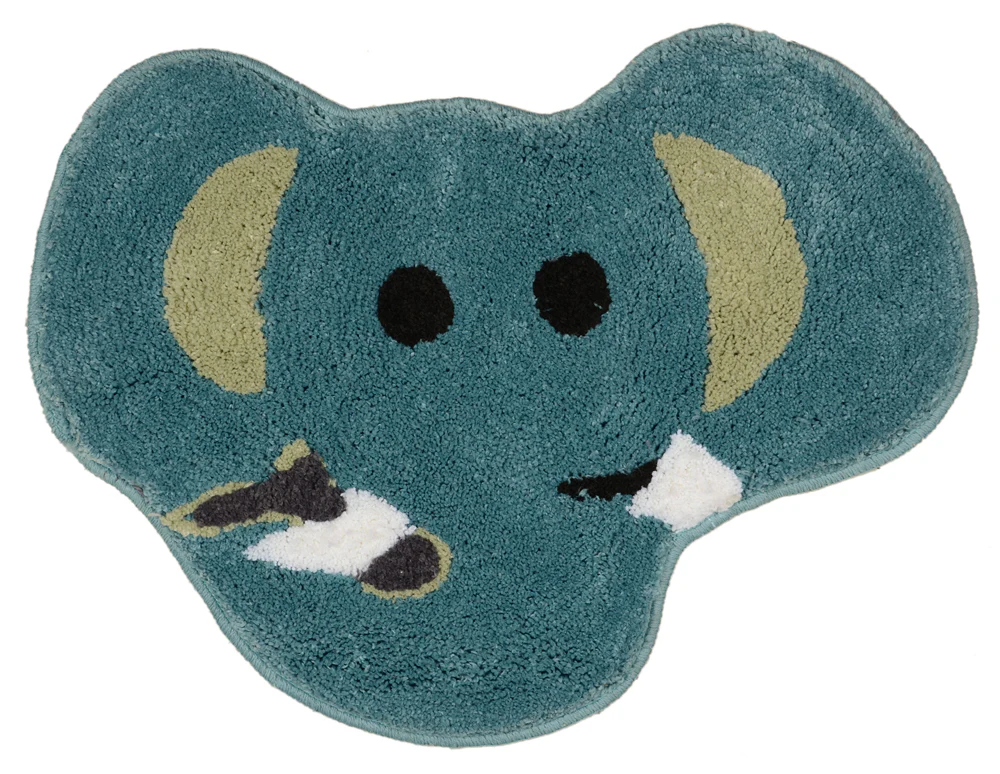 Appu Shape Bathmat – Fun Elephant Design & Soft Microfiber - Image 6