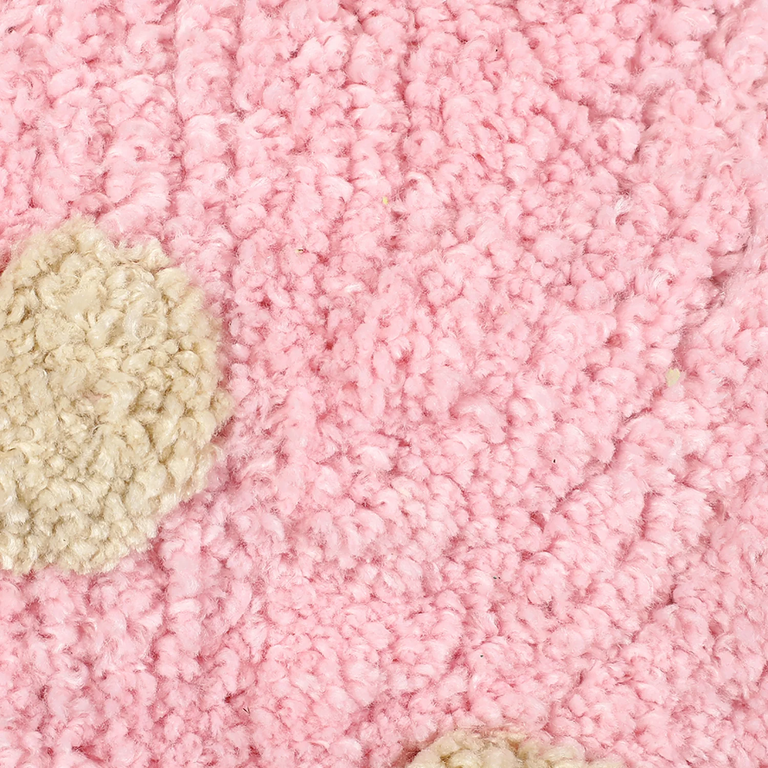 Heart Berry Dotted Shape Micro Bathmat (50 X 60 CM) - PINK - Image 3