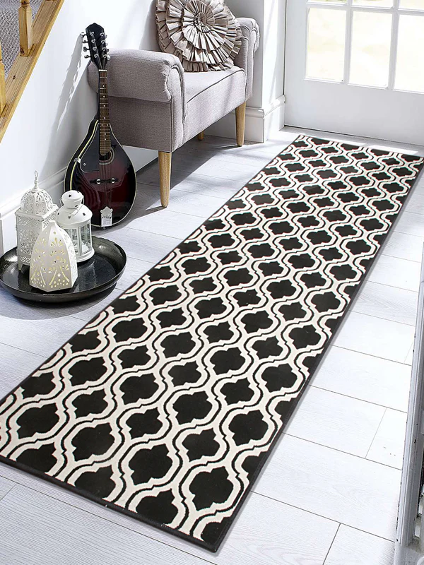 Cotton Multi-Purpose Jacquard Runner | Kitchen & Bedside Use (65x200 cm)