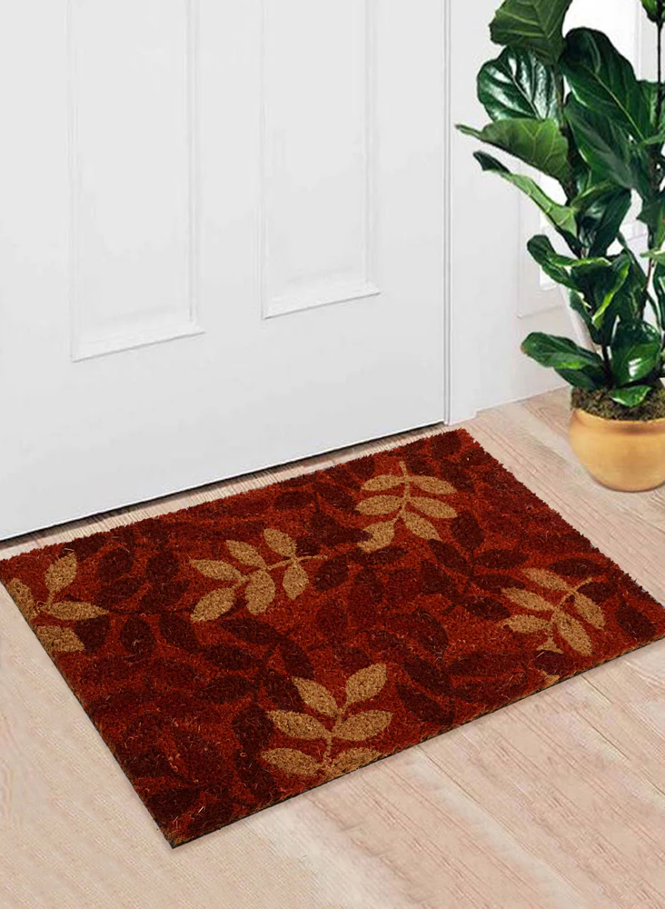 Leaves Coir Door Mat – Durable & Earthy Aesthetic - Image 11