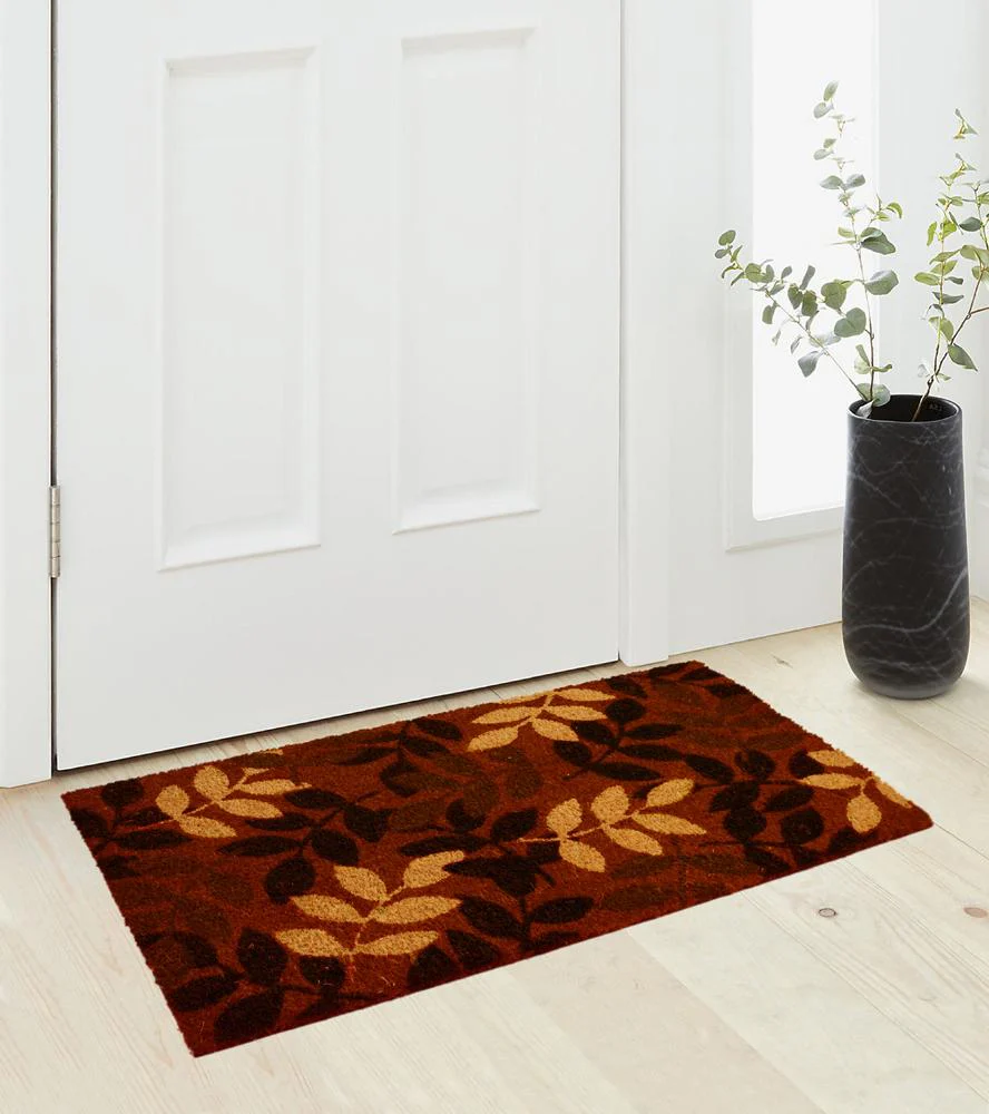 Leaves Coir Door Mat – Durable & Earthy Aesthetic - Image 13