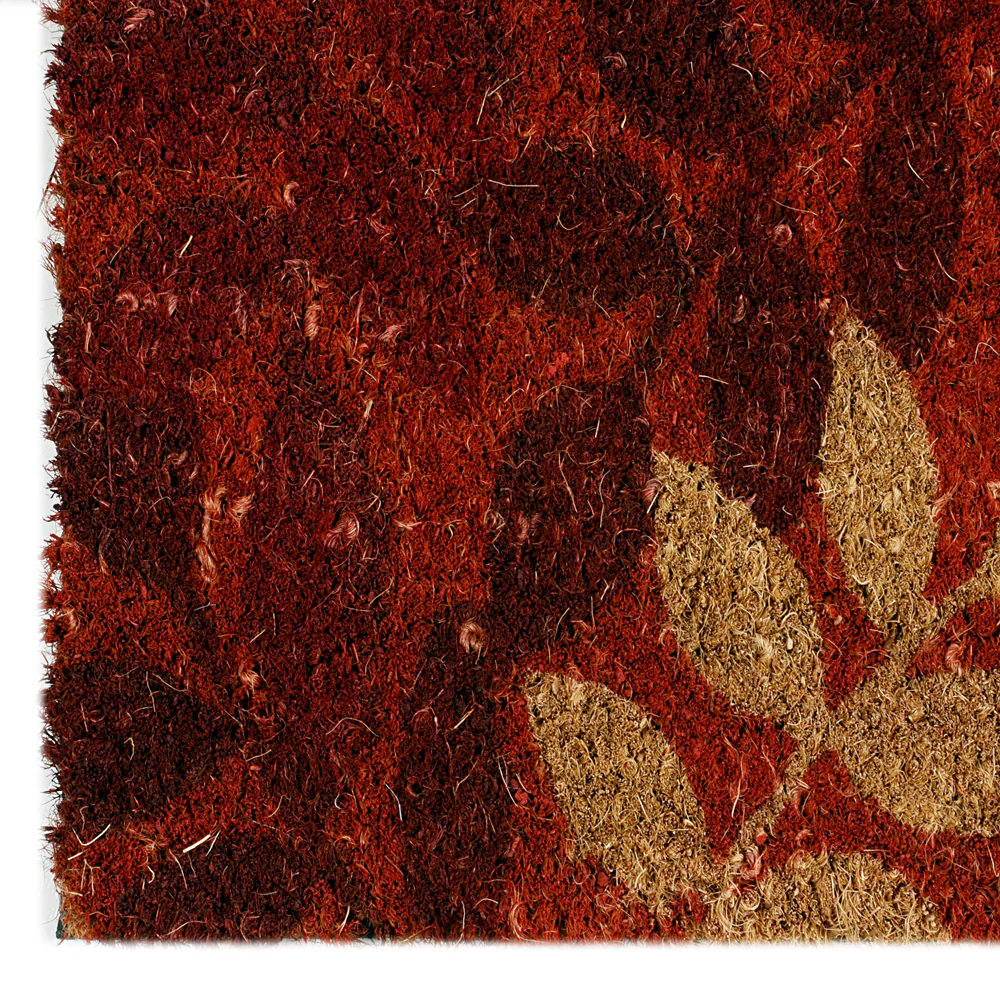 Leaves Coir Door Mat – Durable & Earthy Aesthetic - Image 16