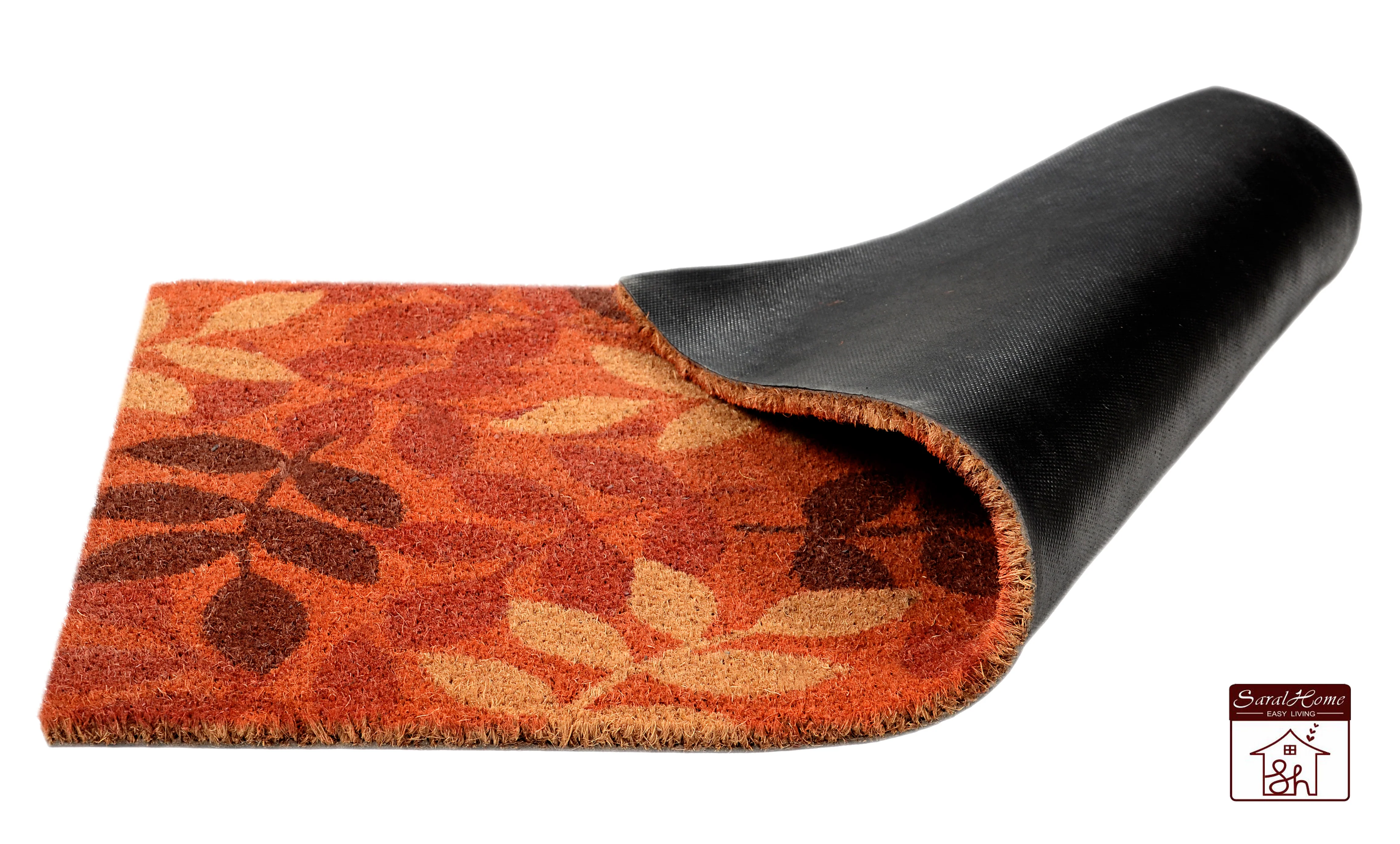 Leaves Coir Door Mat – Durable & Earthy Aesthetic - Image 17