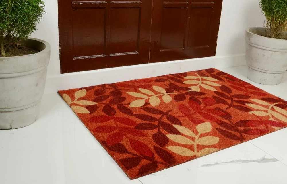 Leaves Coir Door Mat – Durable & Earthy Aesthetic - Image 19