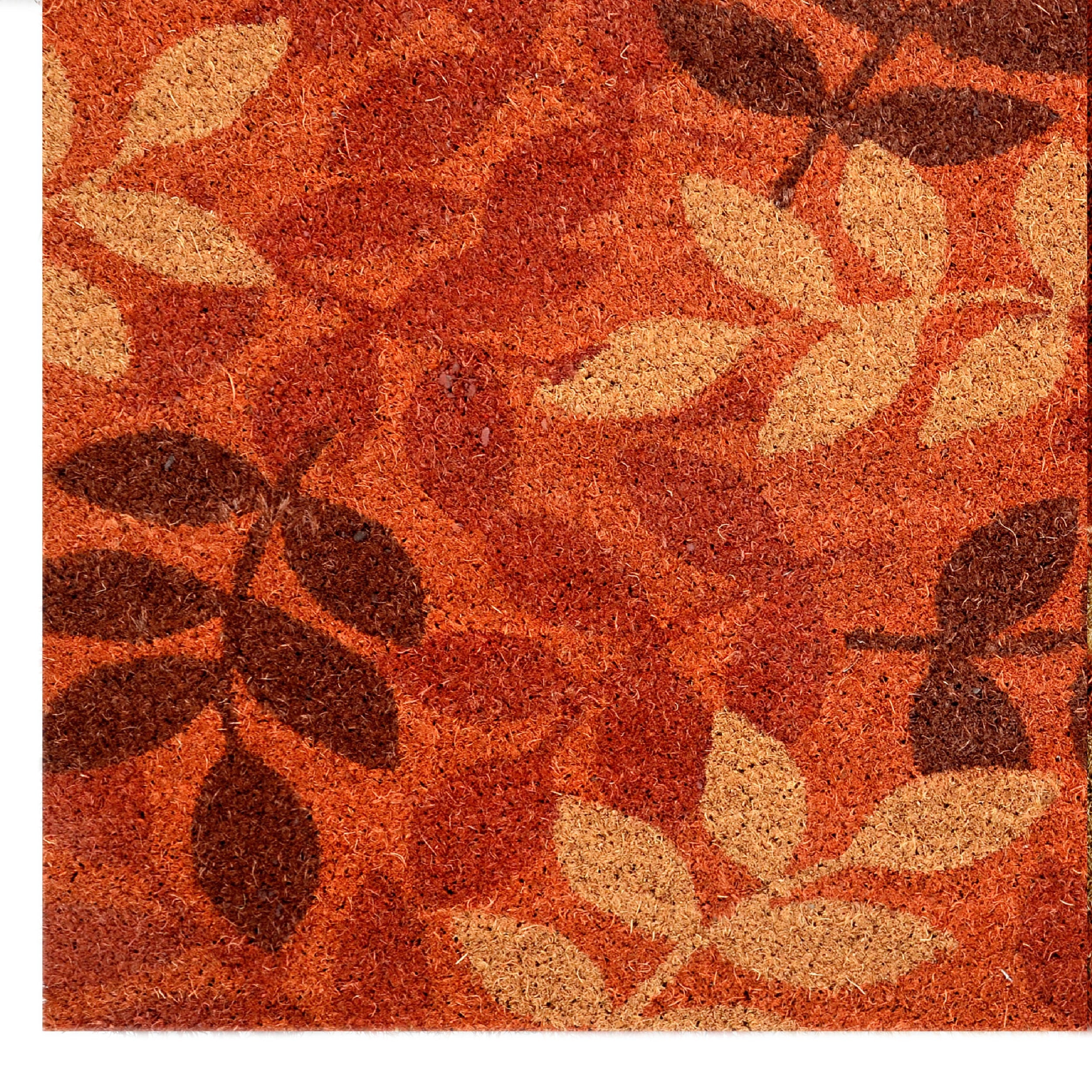 Leaves Coir Door Mat – Durable & Earthy Aesthetic - Image 22