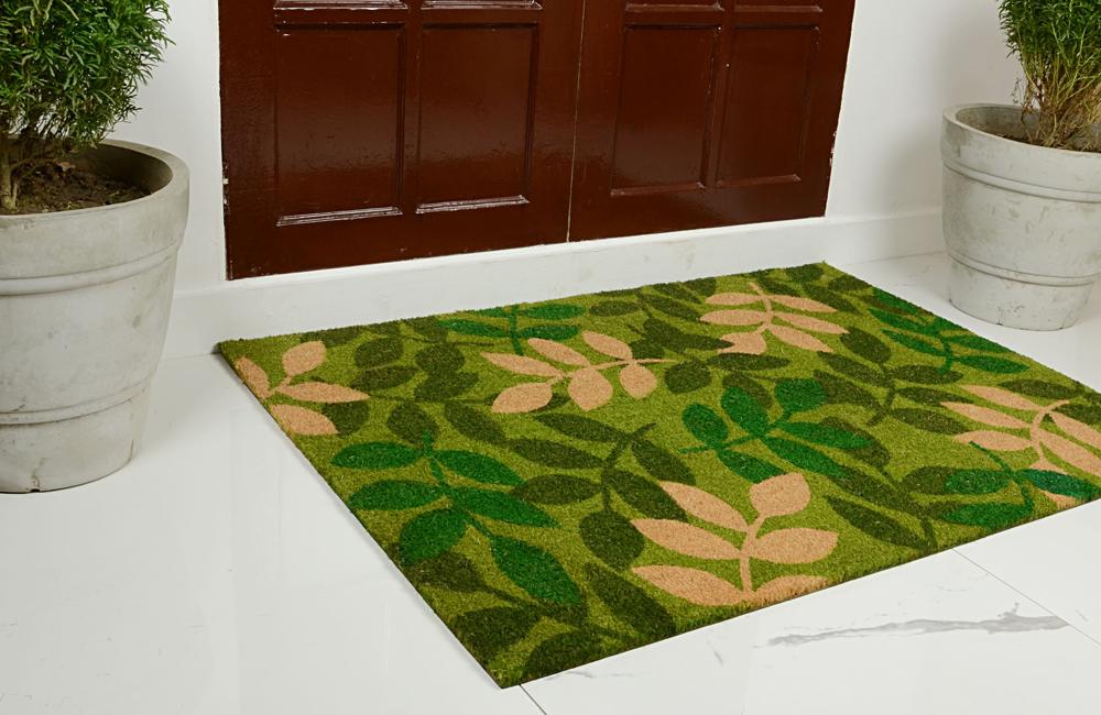 Leaves Coir Door Mat – Durable & Earthy Aesthetic - Image 7