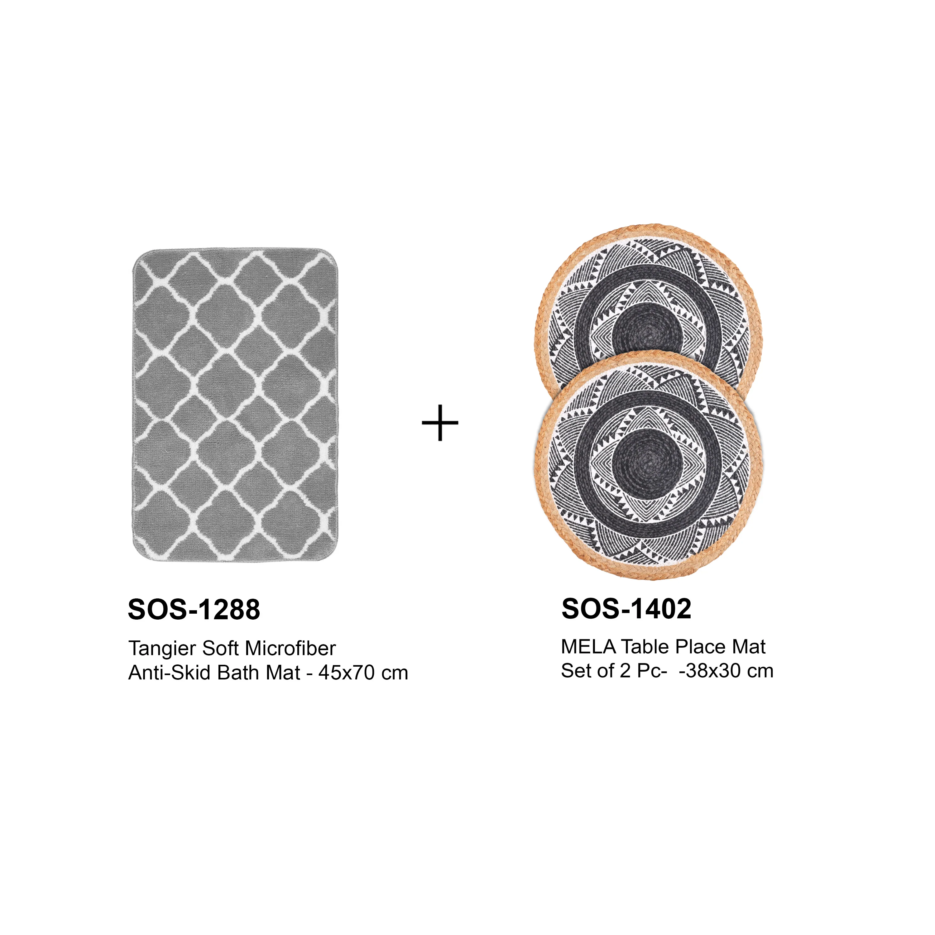 GIFT BASKET | Floor Mat & Mandala Table Mat | Combo Gift Basket - Image 2