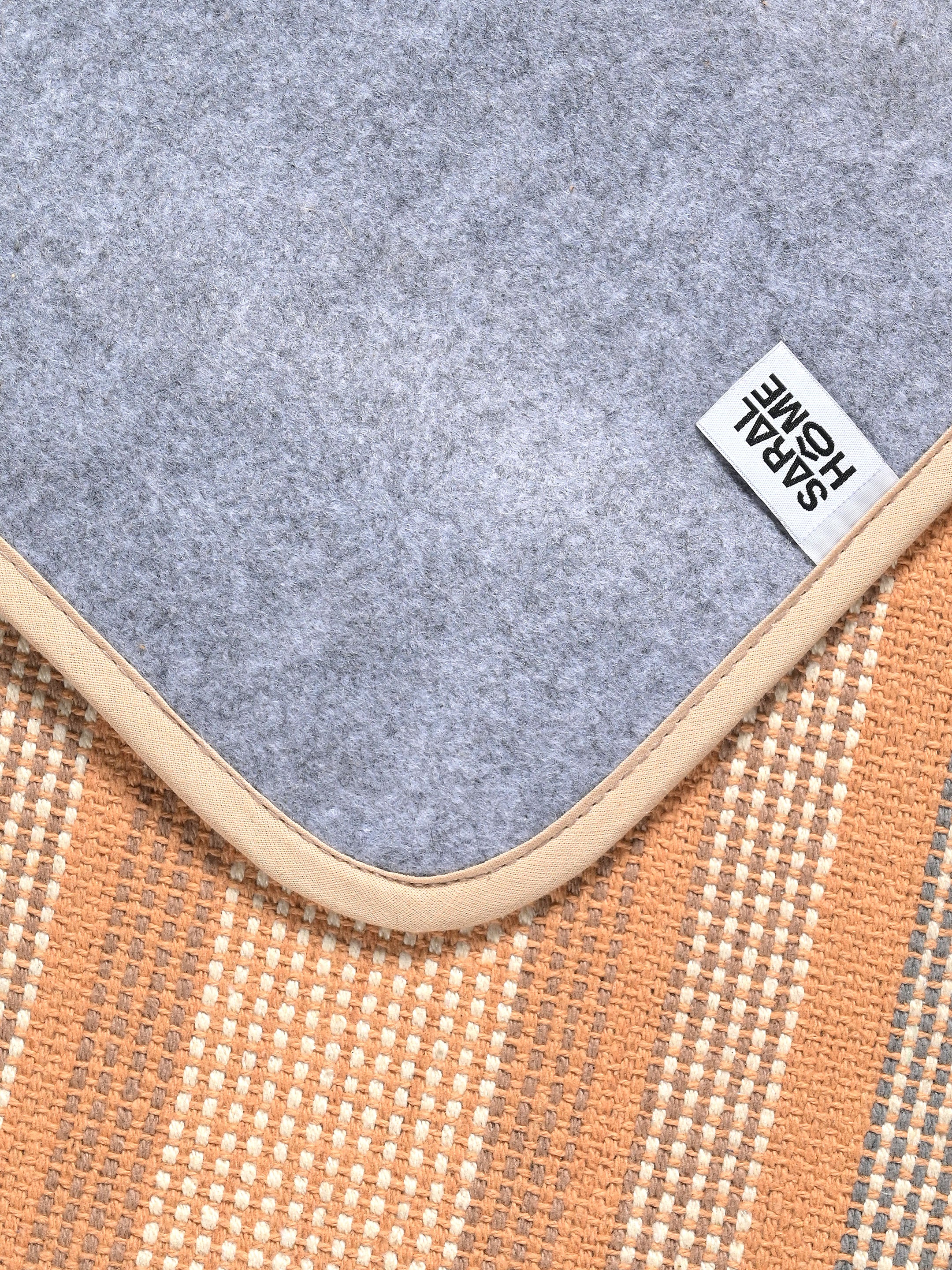 Prana Striped Cotton Yoga Mat | Non-Slip & Washable - Image 5