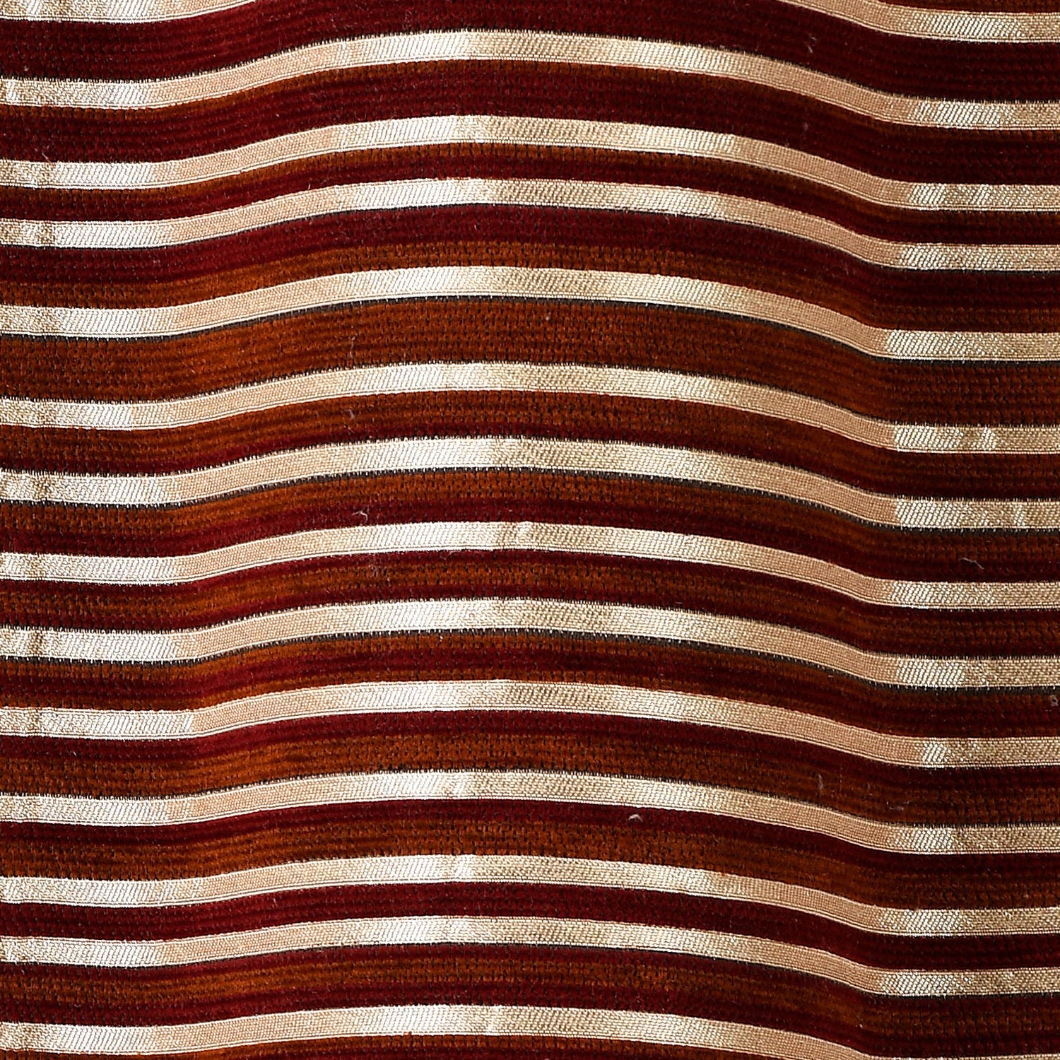 Stripes Woven Chenille Jacquard Curtains – Red (B1G1 Offer) - Image 8