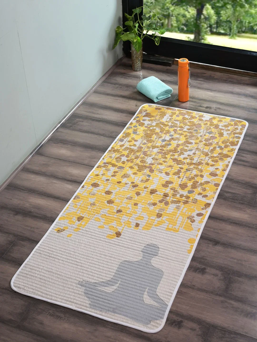 BREATHE Tapestry Anti-Slip Yoga Mat | Textured Grip Mat for Everyday Yoga - Image 6