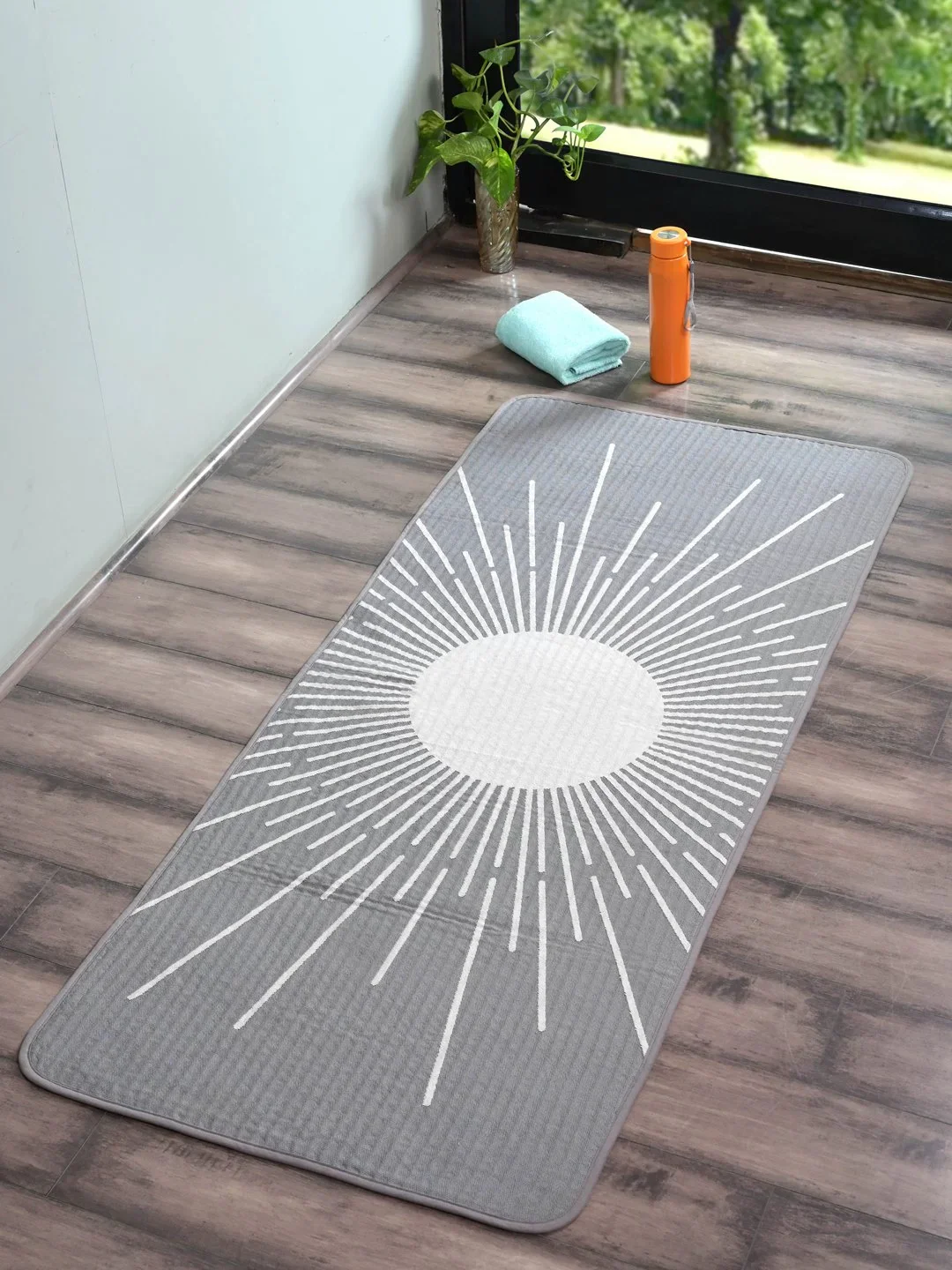 SUN Tapestry Anti-Slip Yoga Mat | Artistic Design & Grip - Image 9