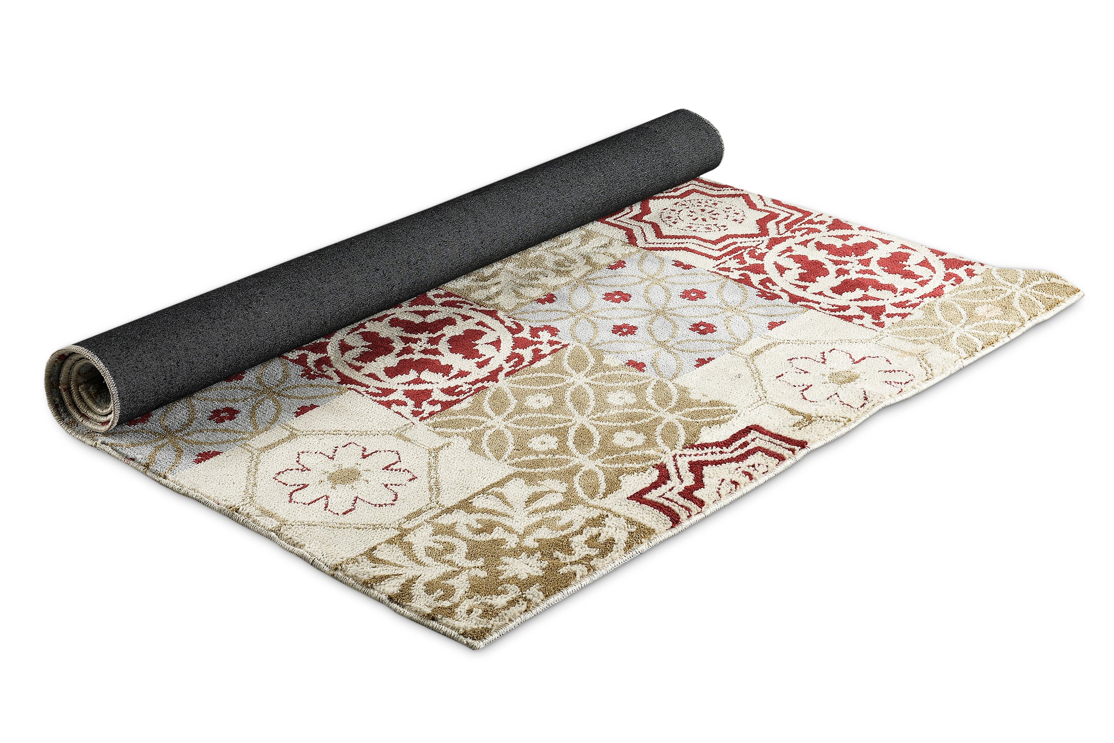 TILES Yarn Art Carpet | Heat Set BCF Yarn with Modern Tile Motif - Image 3