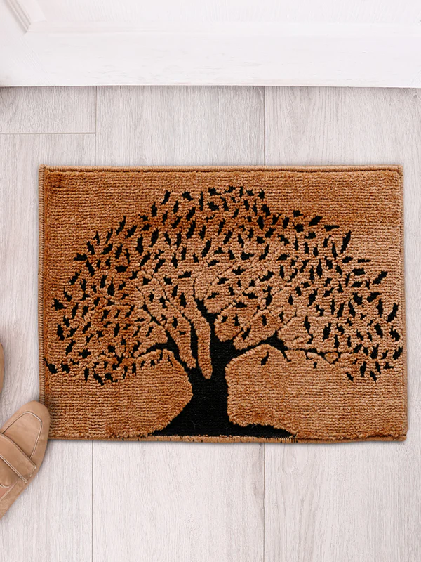 Tree of Life Anti-Slip Door Mat | Artistic Motif with Durable Non-Slip Base