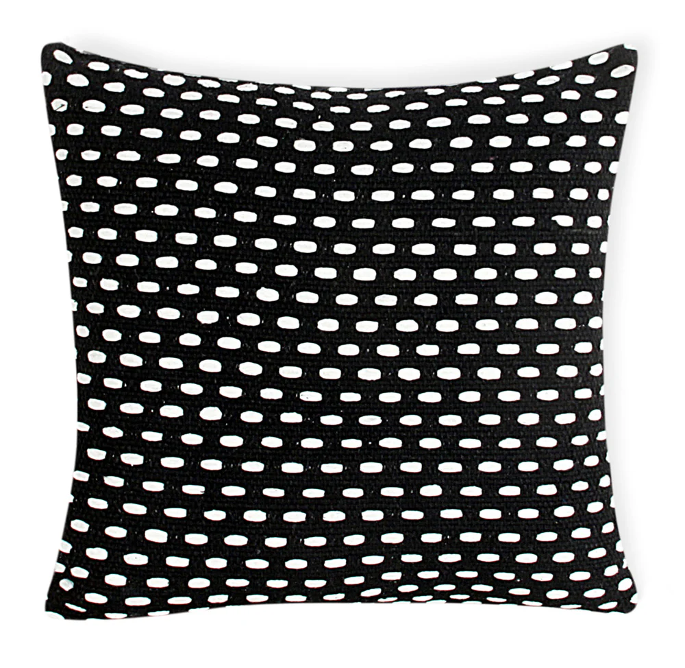 Mono Dot Cotton Cushion Cover - (Set of 2)
