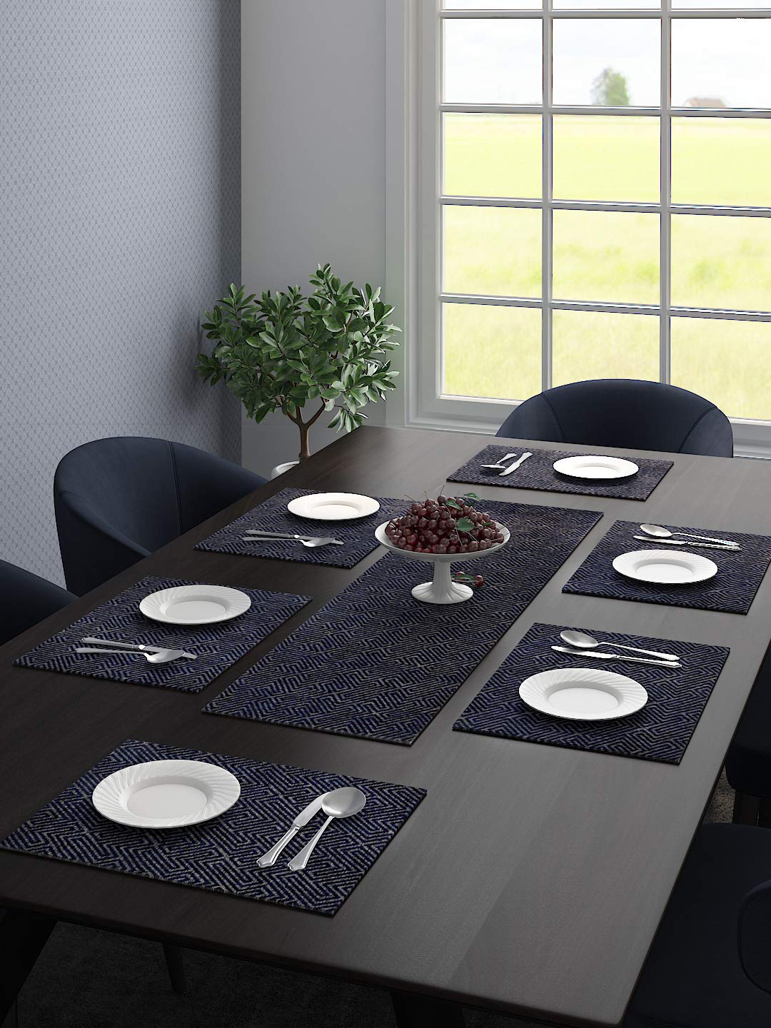Unique Quality Viscose Dining Table & Kitchen Placemats | Set of 6 - Image 10