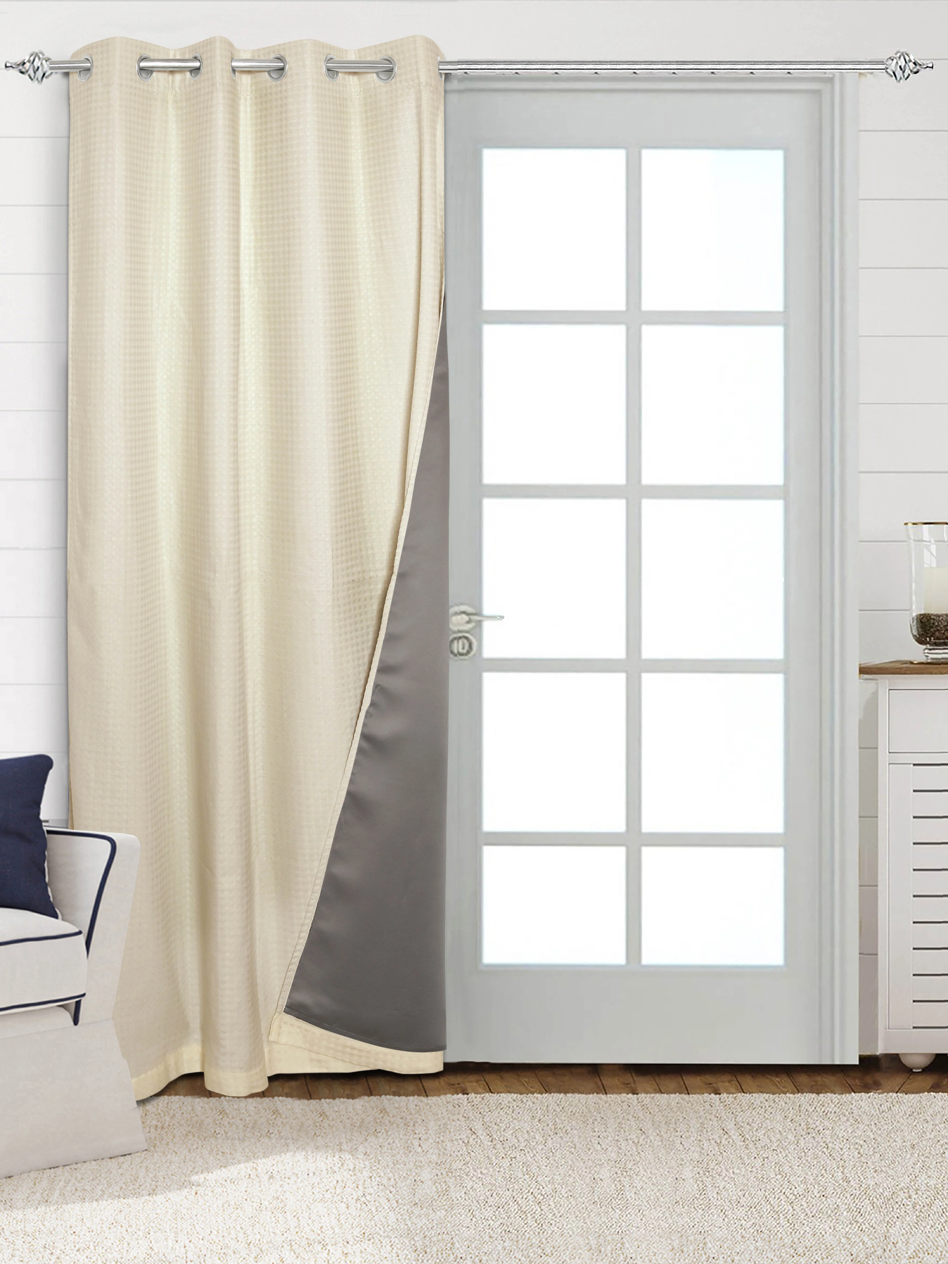 Waffle Cotton Curtains - Image 4