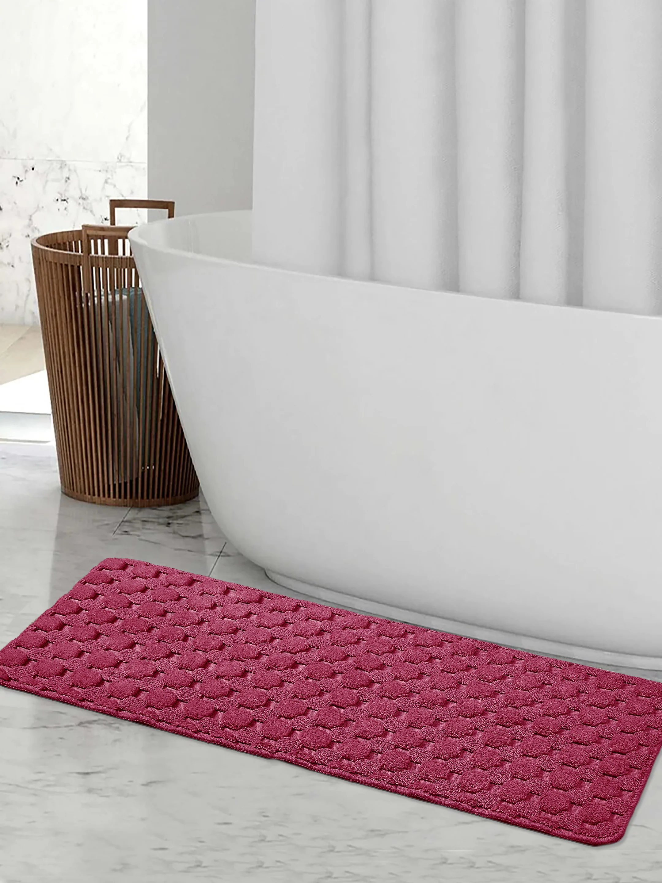 YANO Soft Anti-Slip Bathmat | Compact & Durable | 45x65 cm - Image 3