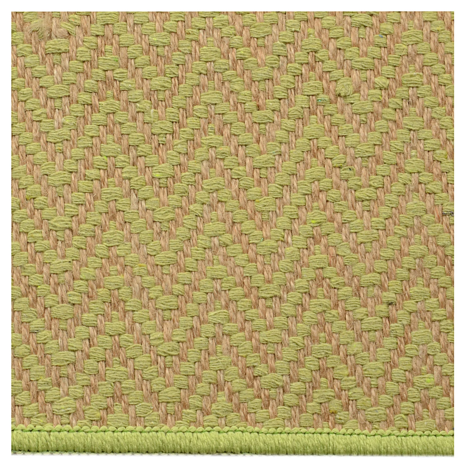 Zig Zag Jute Cotton Woven Carpet | Handwoven Pattern with Anti-Skid Base - Image 11